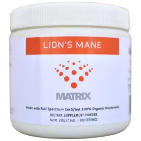 Mushroom Matrix Lions Mane - Organic - Powder - 7.14 Oz