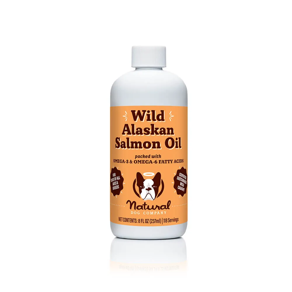 Natural Dog Company Wild Alaskan Salmon Oil Dog Supplement - Wholesale