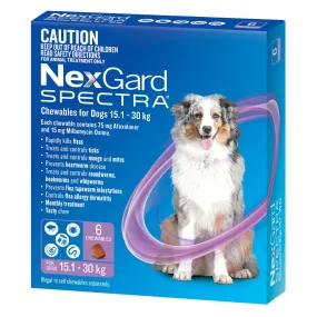 NexGard Spectra Dog 15.1-30kg Purple