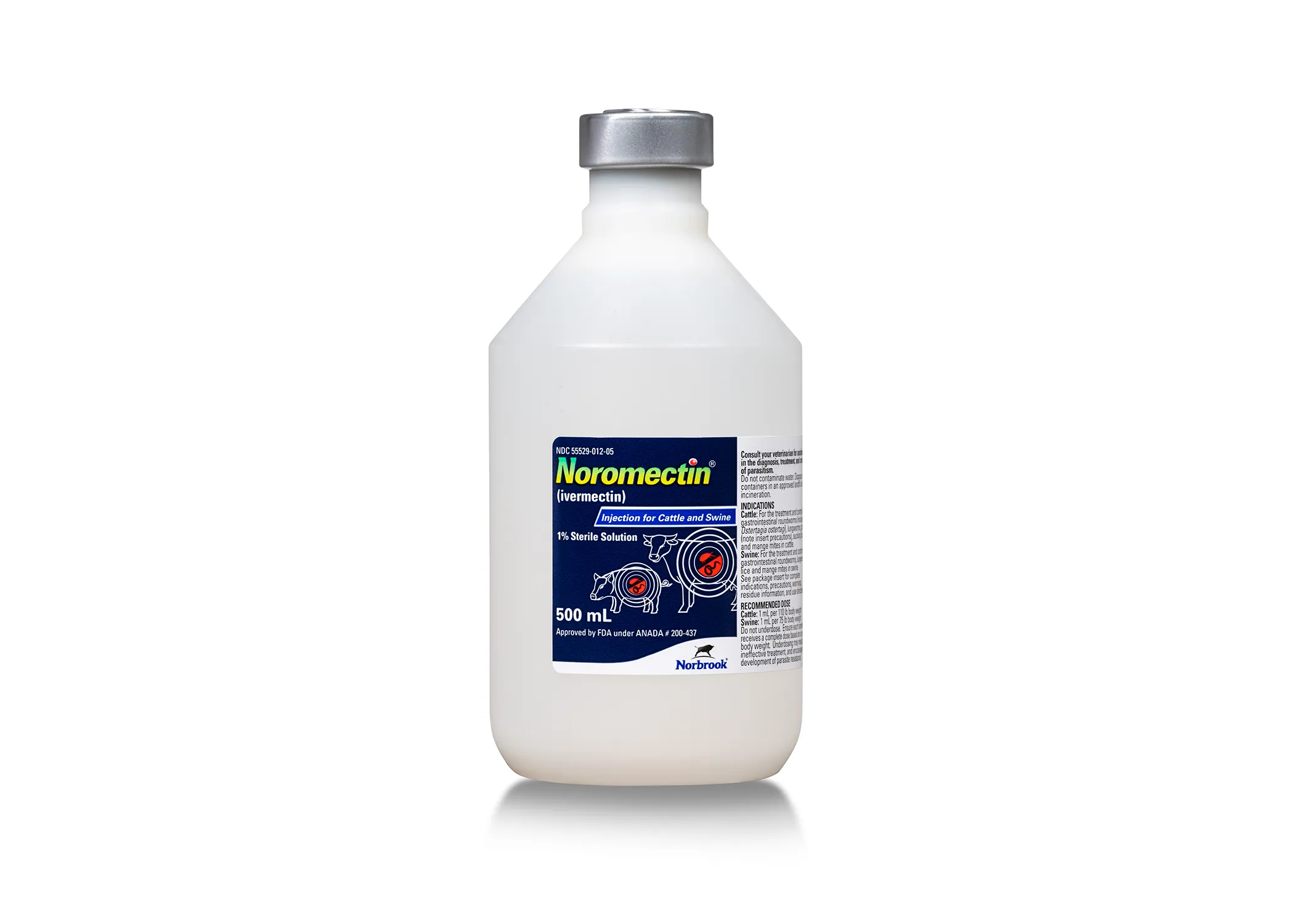 Noromectin® (Ivermectin) 1% Injection for Cattle and Swine