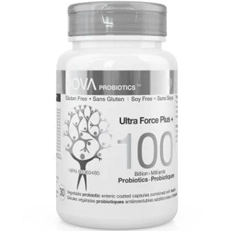 NOVA Ultra-Force PLUS  Probiotic (100 Billion), 30 Capsules