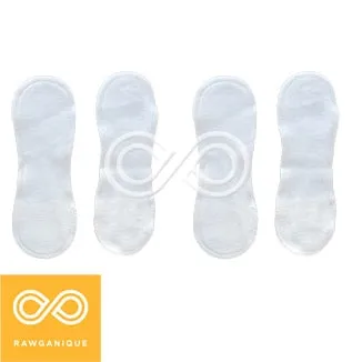 Organic Cotton Washable Maxi Menstrual Liner Inserts (4 pcs)