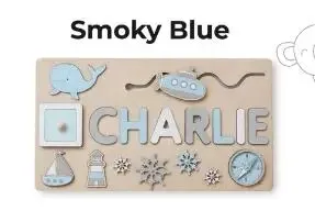 Personalized Custom First Name Wooden Puzzle Educational Toys For Toddlers Early Learning Gifts For Kids Baby Toy Boy &girl Gift