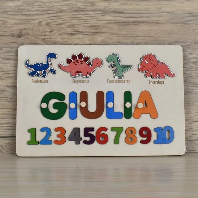 Personalized Name Puzzle for Kids - Puzzles 1st Birthday Gift or Great Christmas Present