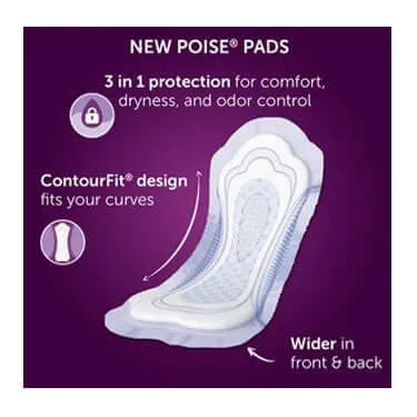 Poise Fresh Protection Bladder Control Pads Light Absorbency