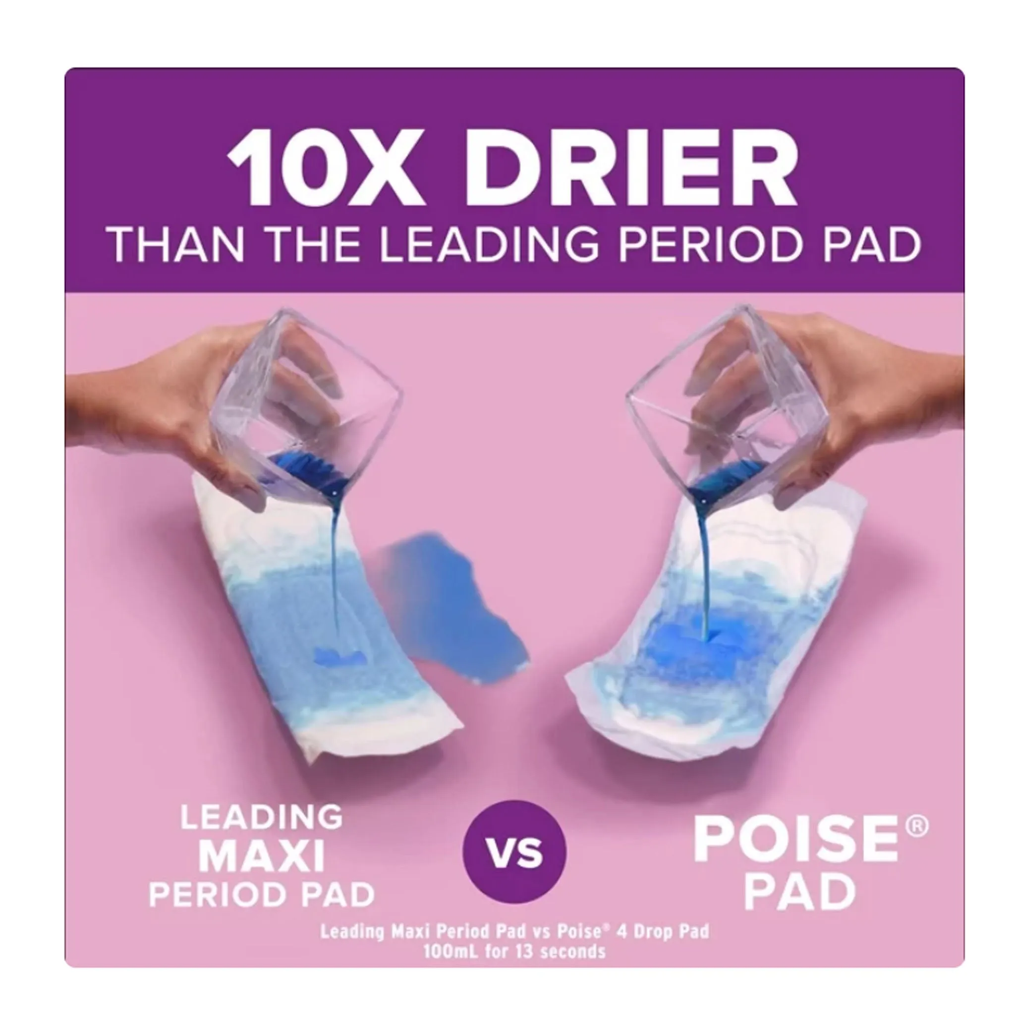 Poise Fresh Protection Bladder Control Pads Moderate Absorbency