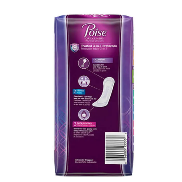 Poise Liners Very Light Absorbency