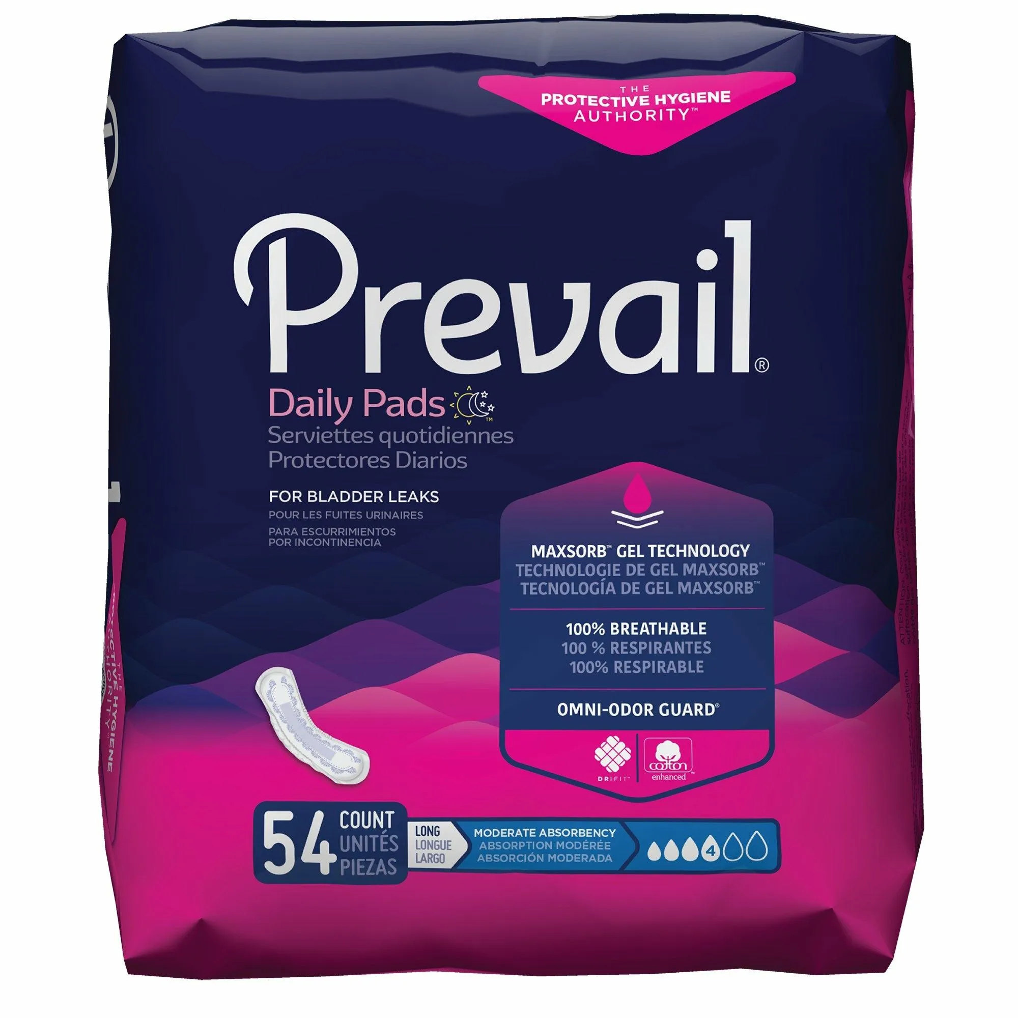 Prevail Bladder Control Pads for Women