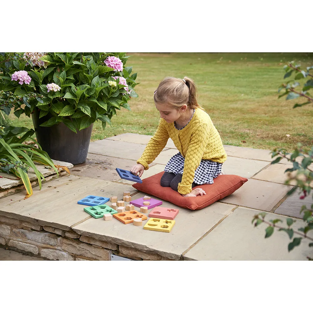 Rainbow Wooden Shape Stacker