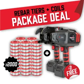 Rapid Tool Package Deal FREE 2x RT-40A Rebar Tiers   2,000 Coils