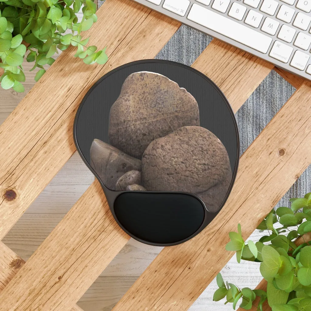 Rocks Mouse Pad With Wrist Rest