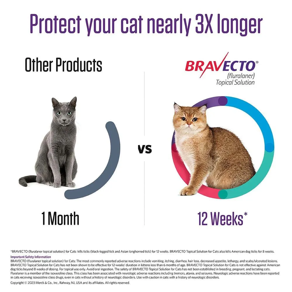 Rx BRAVECTO Topical, Feline