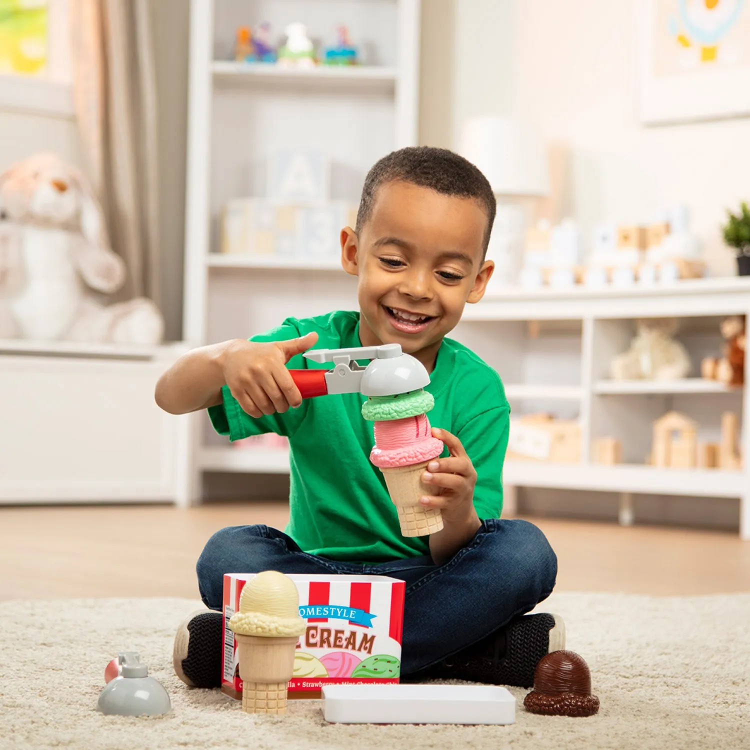 Scoop & Stack Ice Cream Cone Playset