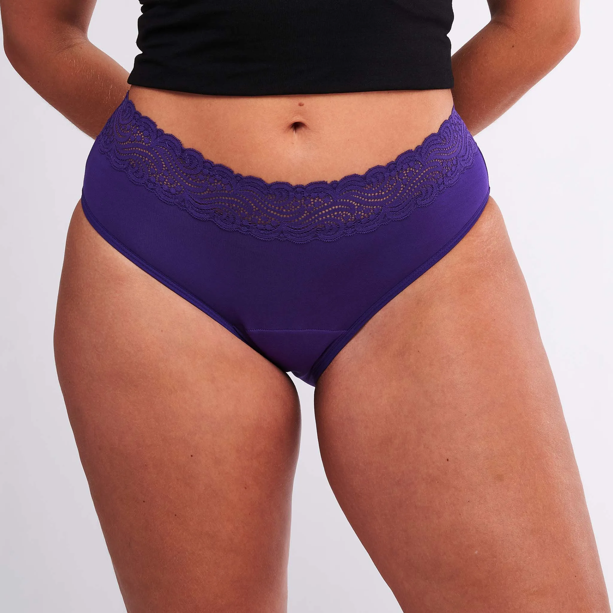 Sensual Hi-Waist Bikini Light-Moderate Absorbency