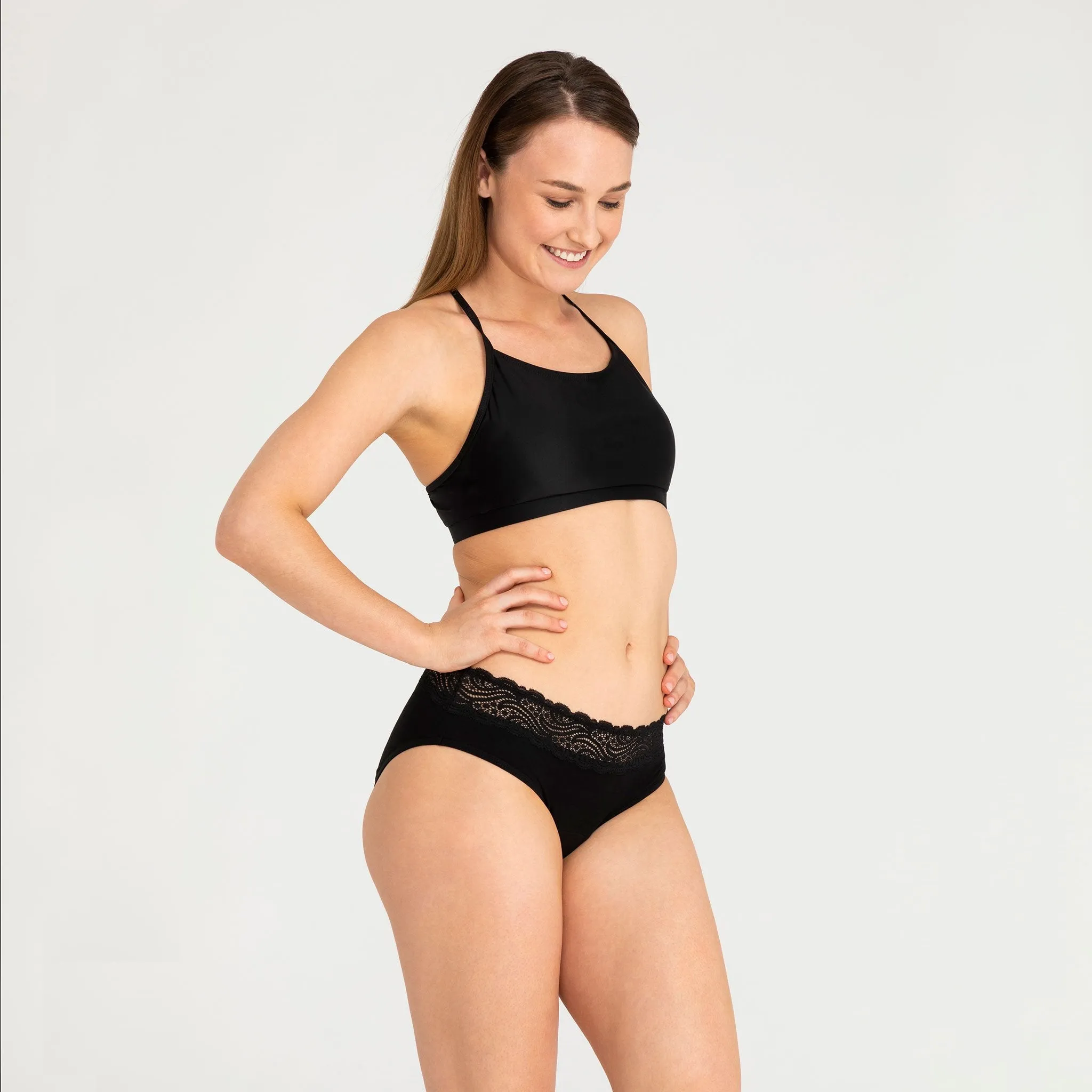 Sensual Hi-Waist Bikini Light-Moderate Absorbency