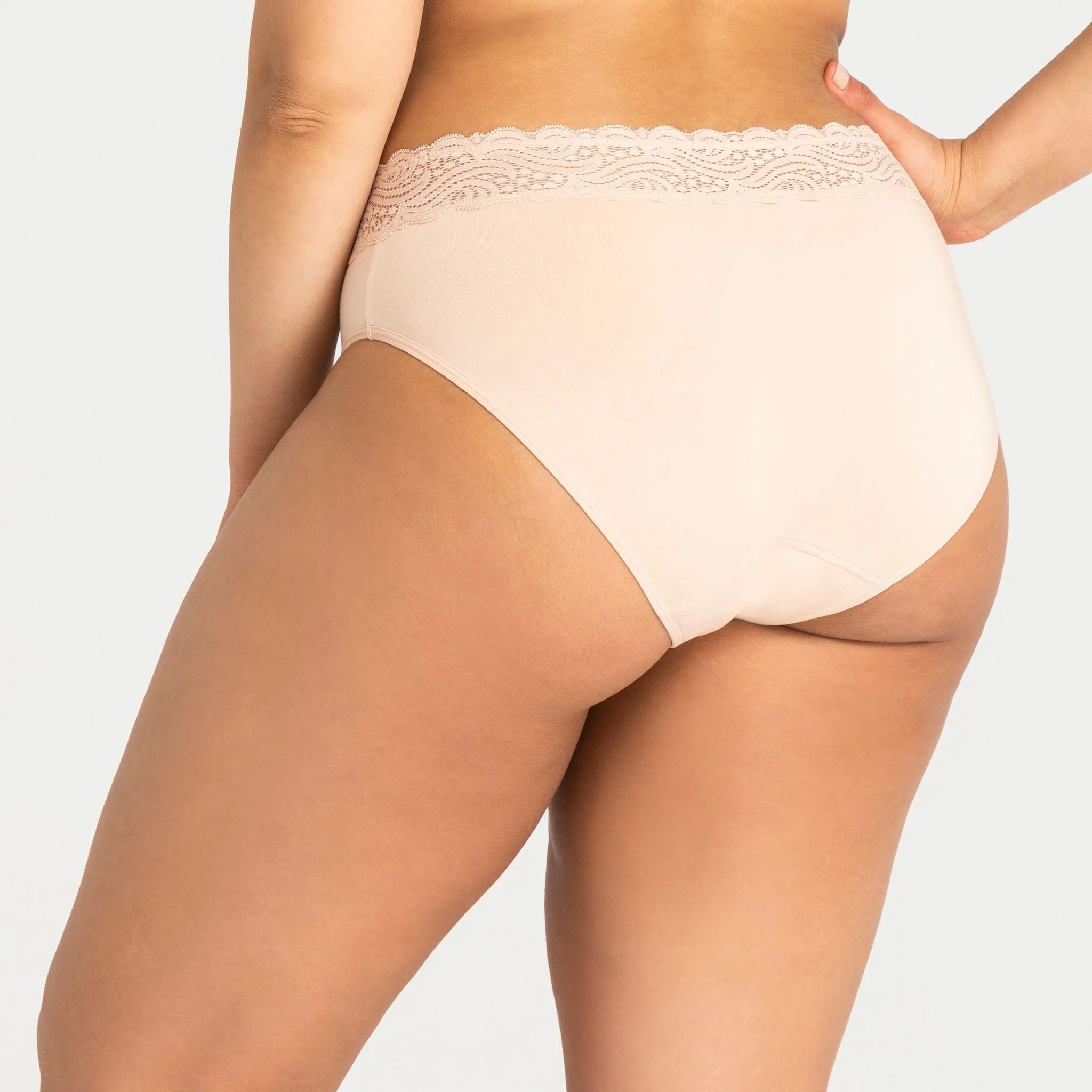 Sensual Hi-Waist Bikini Light-Moderate Absorbency