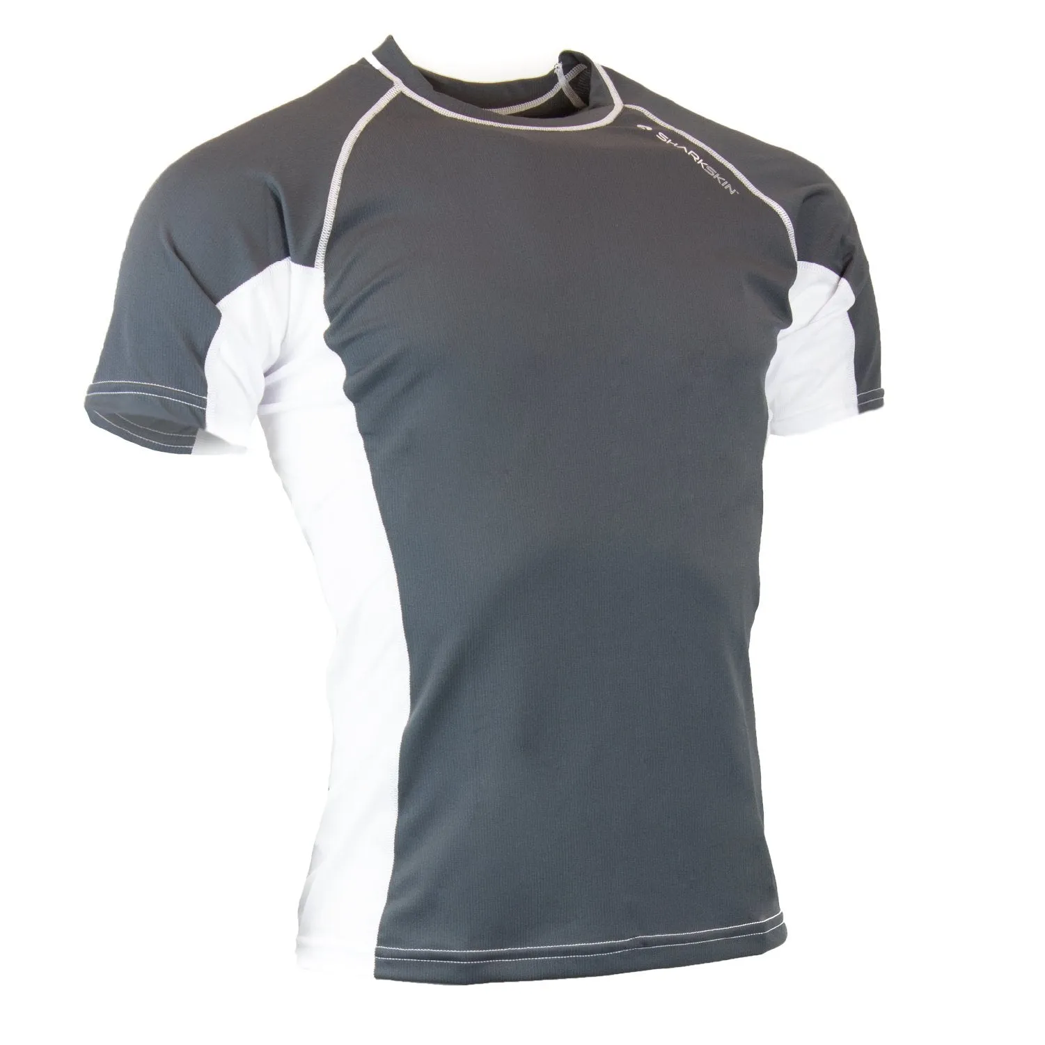 Sharkskin Rapid Dry Short Sleeves Tops Loose Fit