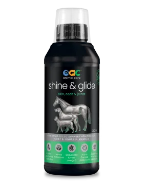 shine & glide - Pure Natural Cold-Pressed Hemp Oil for Horses, Dogs and Cats