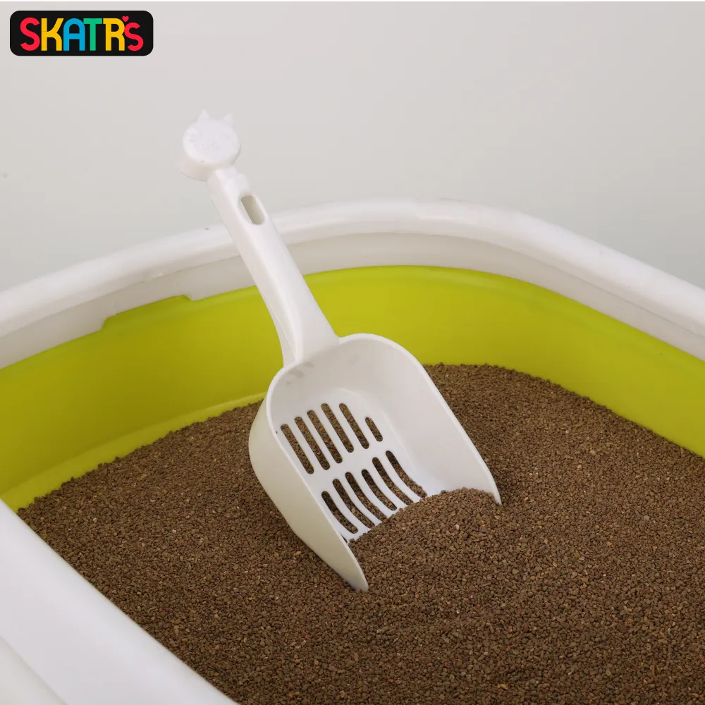 Skatrs Litter Scooper for Cats (White)