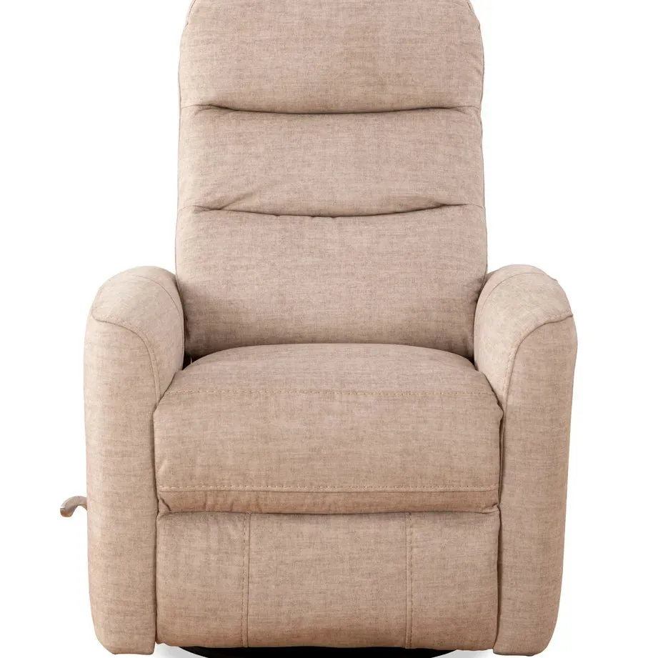 Soft Pearl Fabric Glider Rocker Recliner Accent Chair - Model #6321