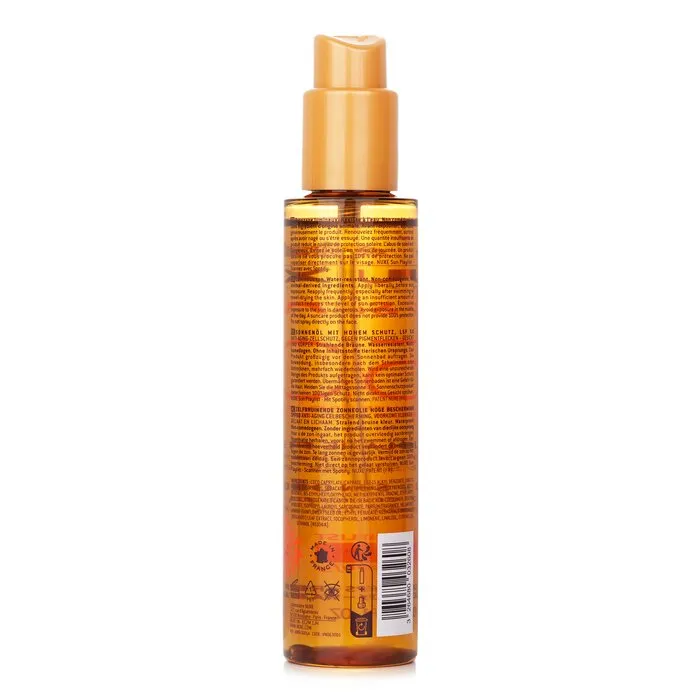 Sun Tanning Sun Oil High Protection Spf50 (for Face &amp; Body) - 150ml/5oz