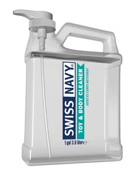 Swiss Navy Toy & Body Cleaner - 1 gal Pump