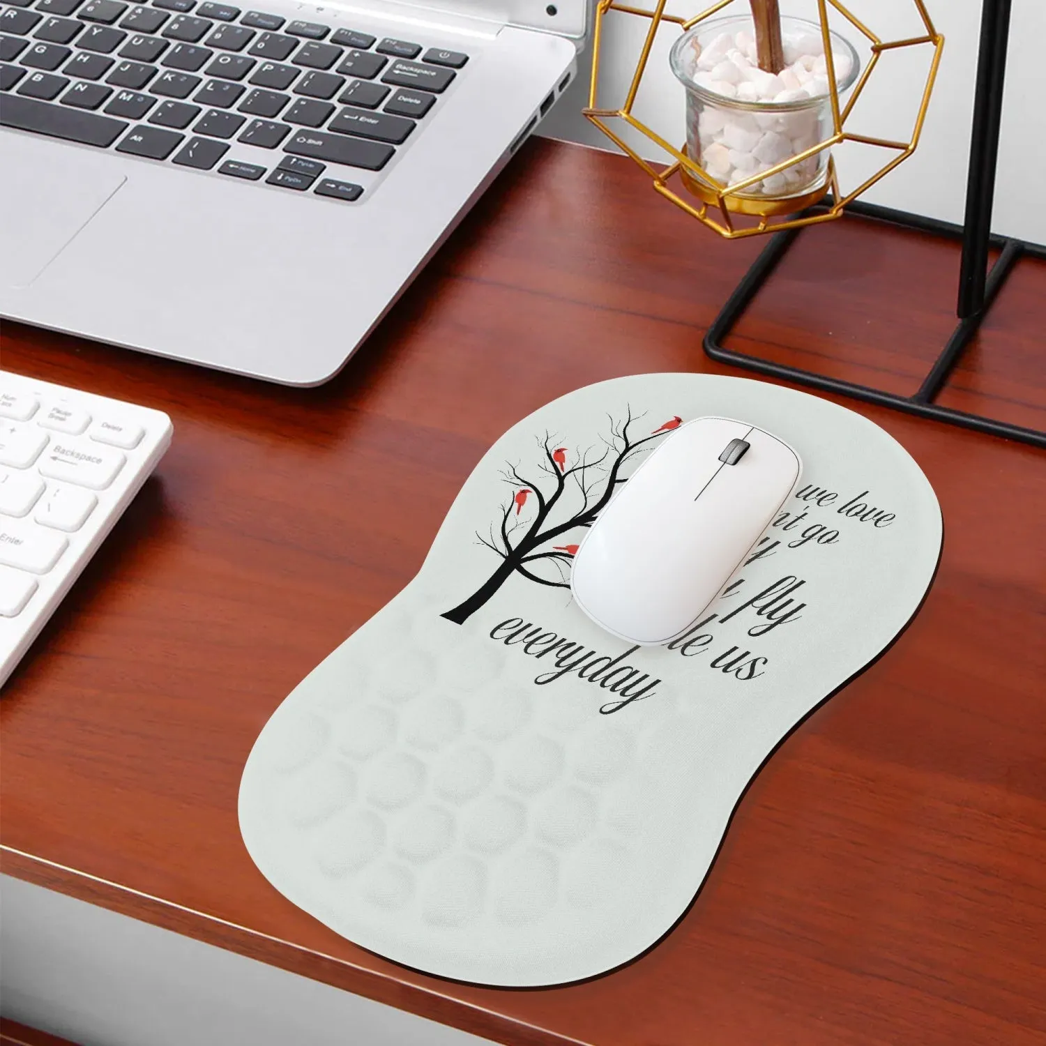 Those We Love Mouse Pad with Wrist Rest