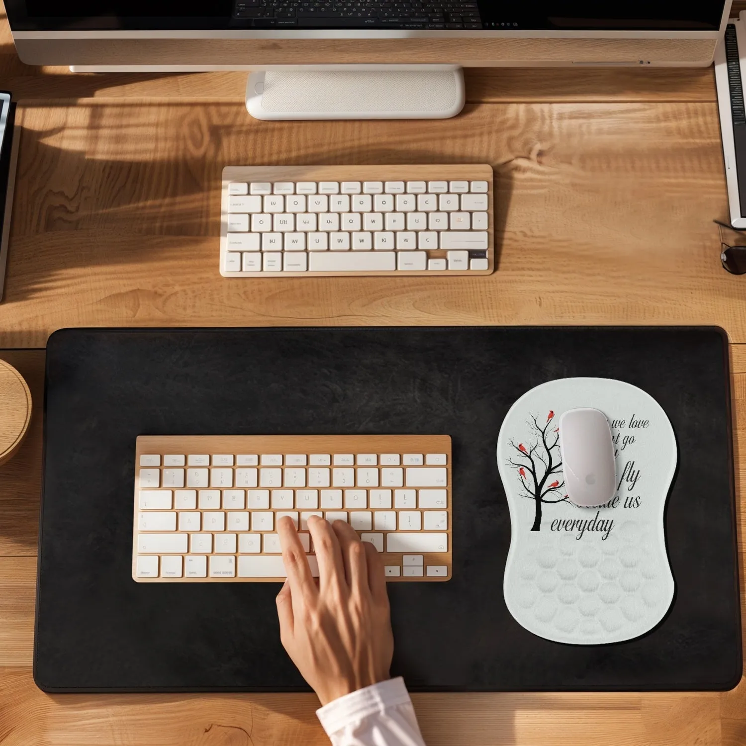 Those We Love Mouse Pad with Wrist Rest