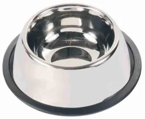 TRIXIE BOWL STAINLESS STEEL RUBBER BOTTOM 25071