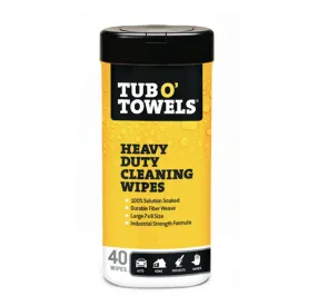 Tub O' Towels Heavy Duty Cleaning Wipes