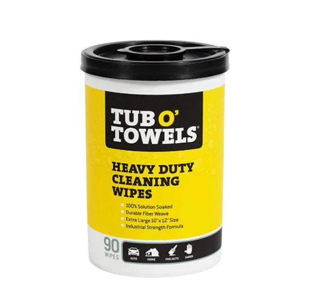 Tub O' Towels Heavy Duty Cleaning Wipes