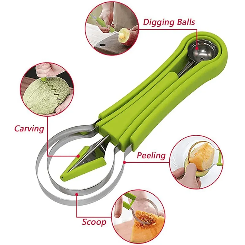 Unique Multipurpose Fruit Peeler And Slicer Set AMP-D62XW