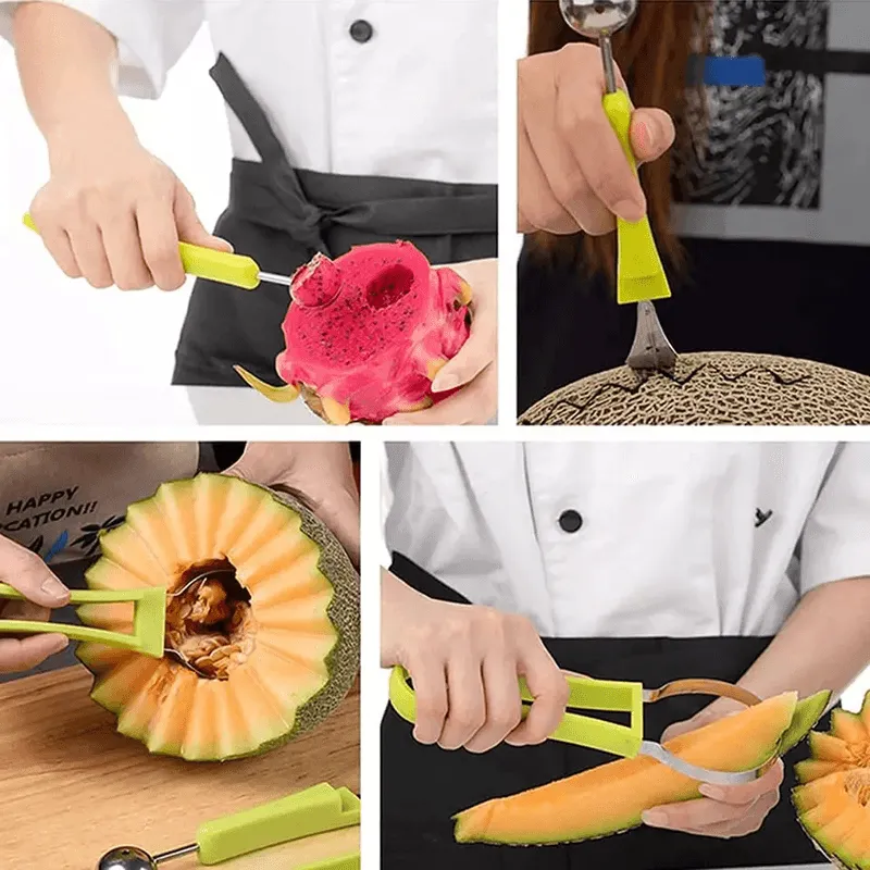 Unique Multipurpose Fruit Peeler And Slicer Set AMP-D62XW