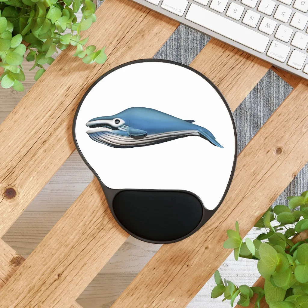 Whale Mouse Pad With Wrist Rest