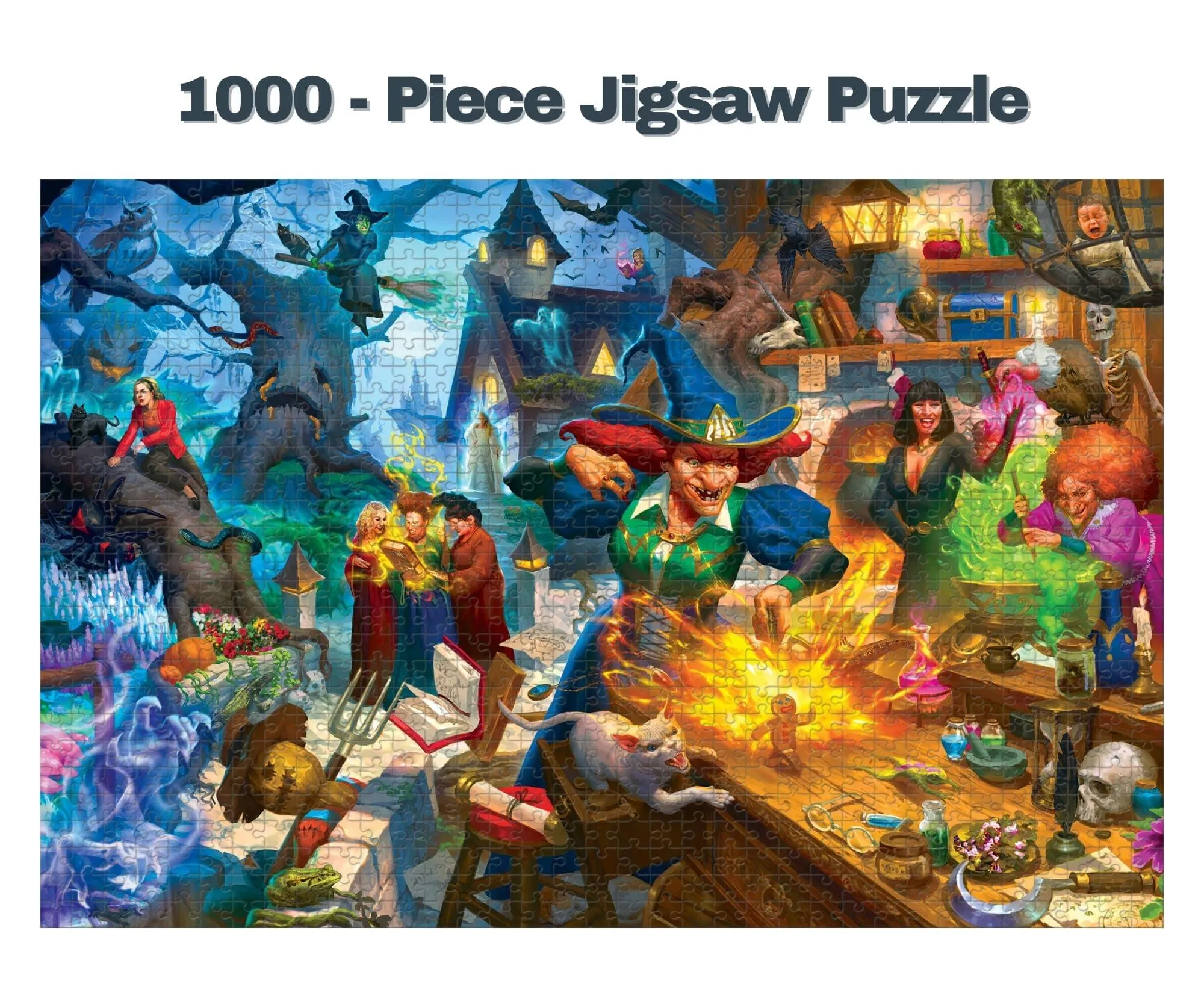 Witches Wanion Mystical Puzzle For Adults And Kids | 1000 Piece Jigsaw Puzzle