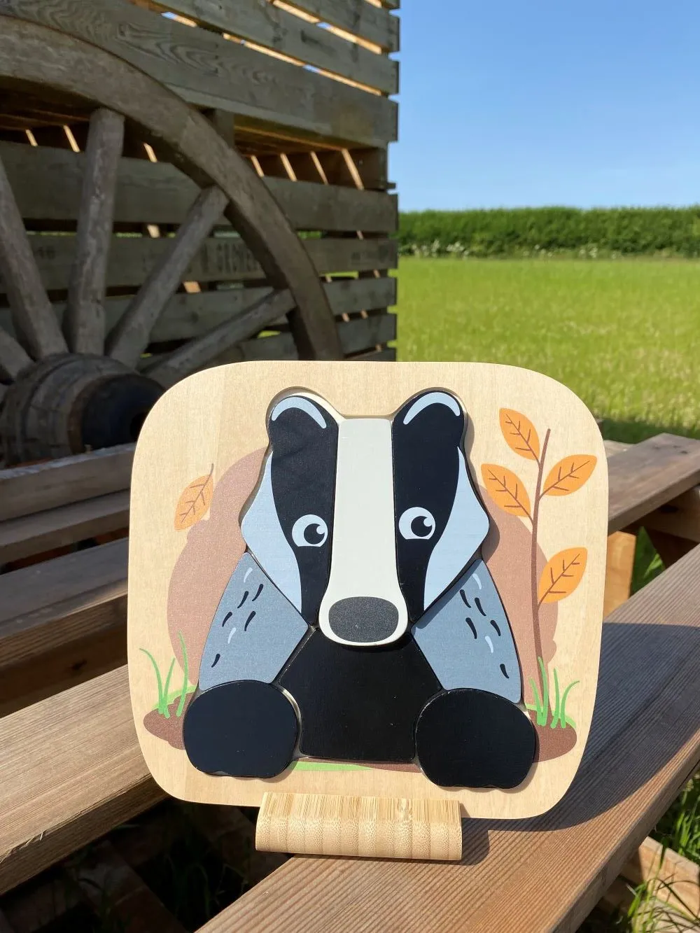 Woodland Badger Raised Puzzle