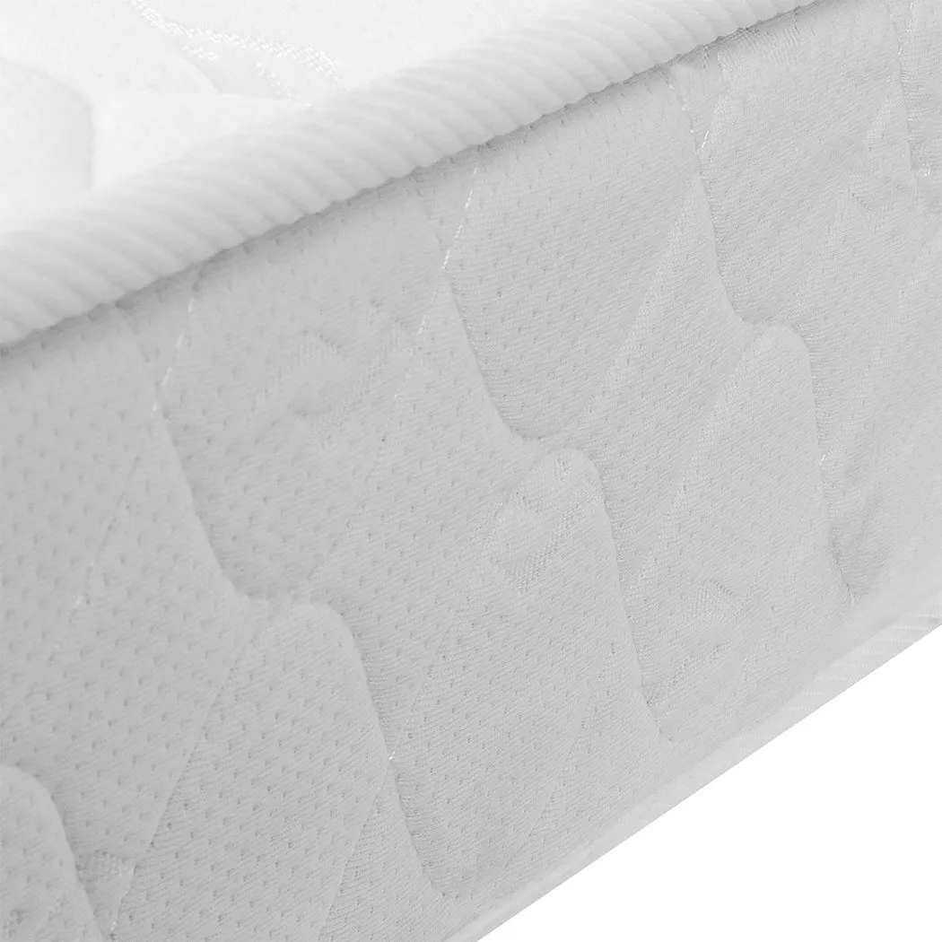 Zera 13cm Mattress Spring Coil Bonnell Bed Sleep Foam Medium Firm - Double