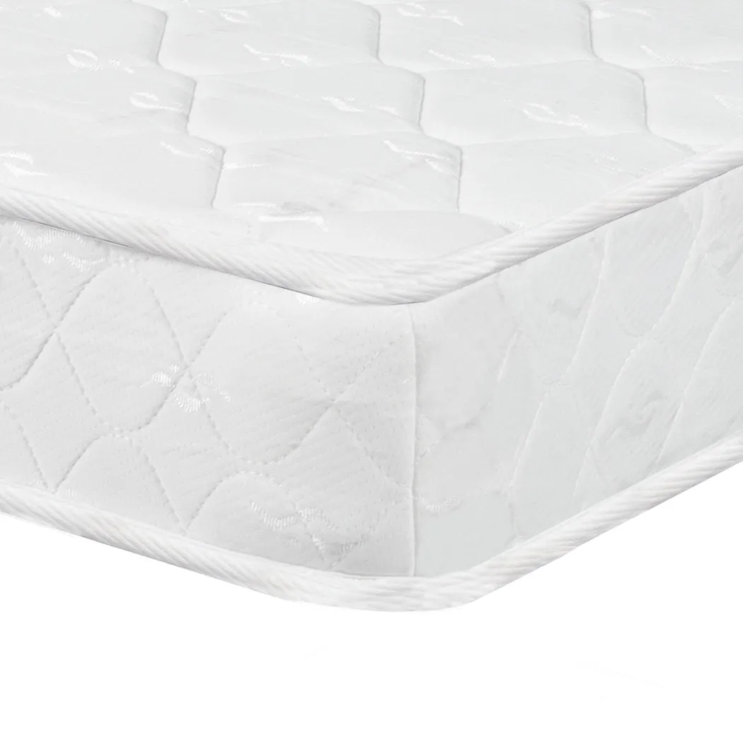 Zera 13cm Mattress Spring Coil Bonnell Bed Sleep Foam Medium Firm - Double