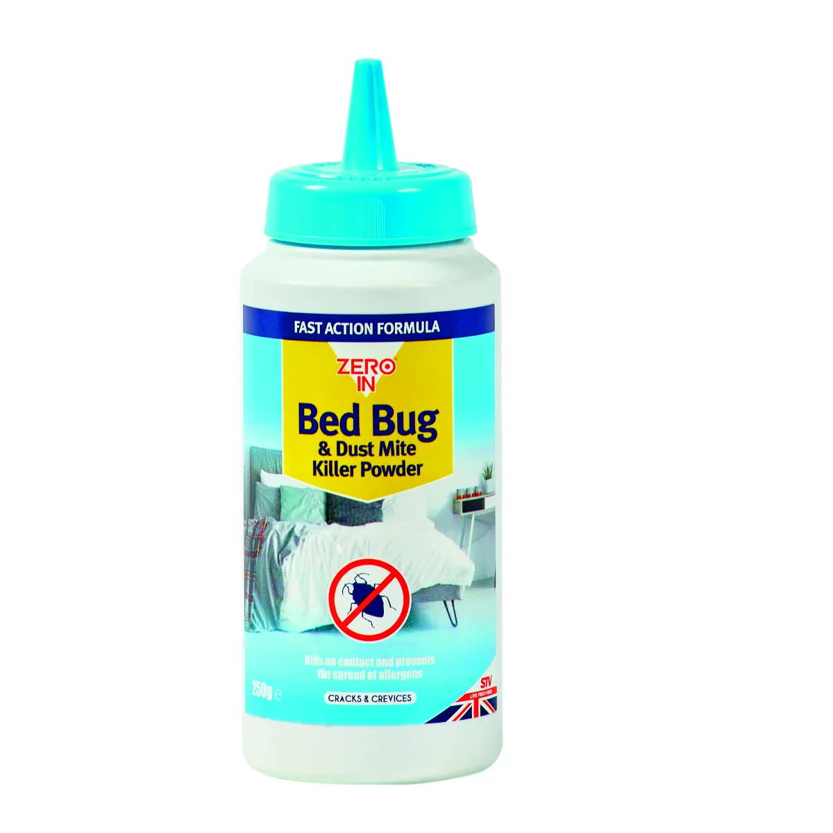 Zero In Bed Bug & Dust Mite Killer Powder - 250g